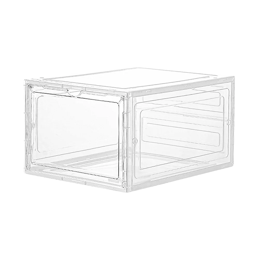 Sneaker Display Case Shoe Storage Organizer Box Stackable