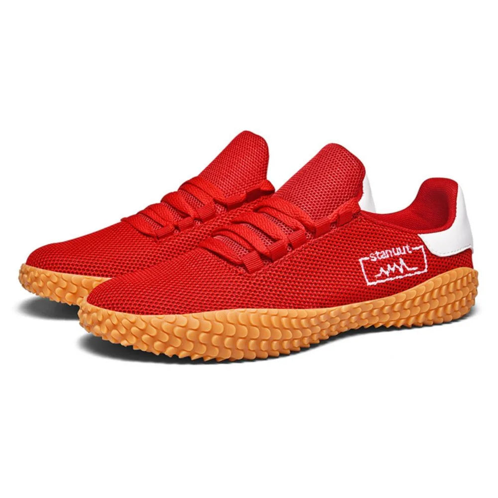 Sneakers Men’s Barefoot Lightweight Shoes - Red Size US9.5
