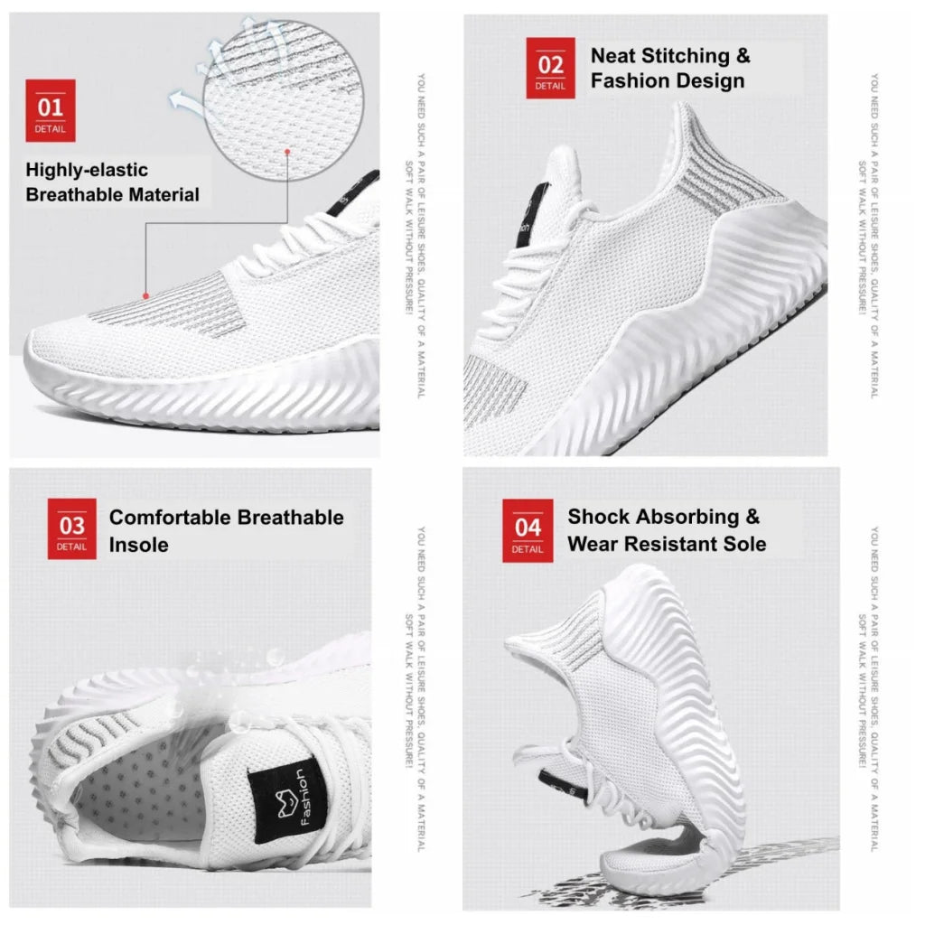 Sneakers Men’s Outdoor Road Shoes Breathable Lightweight