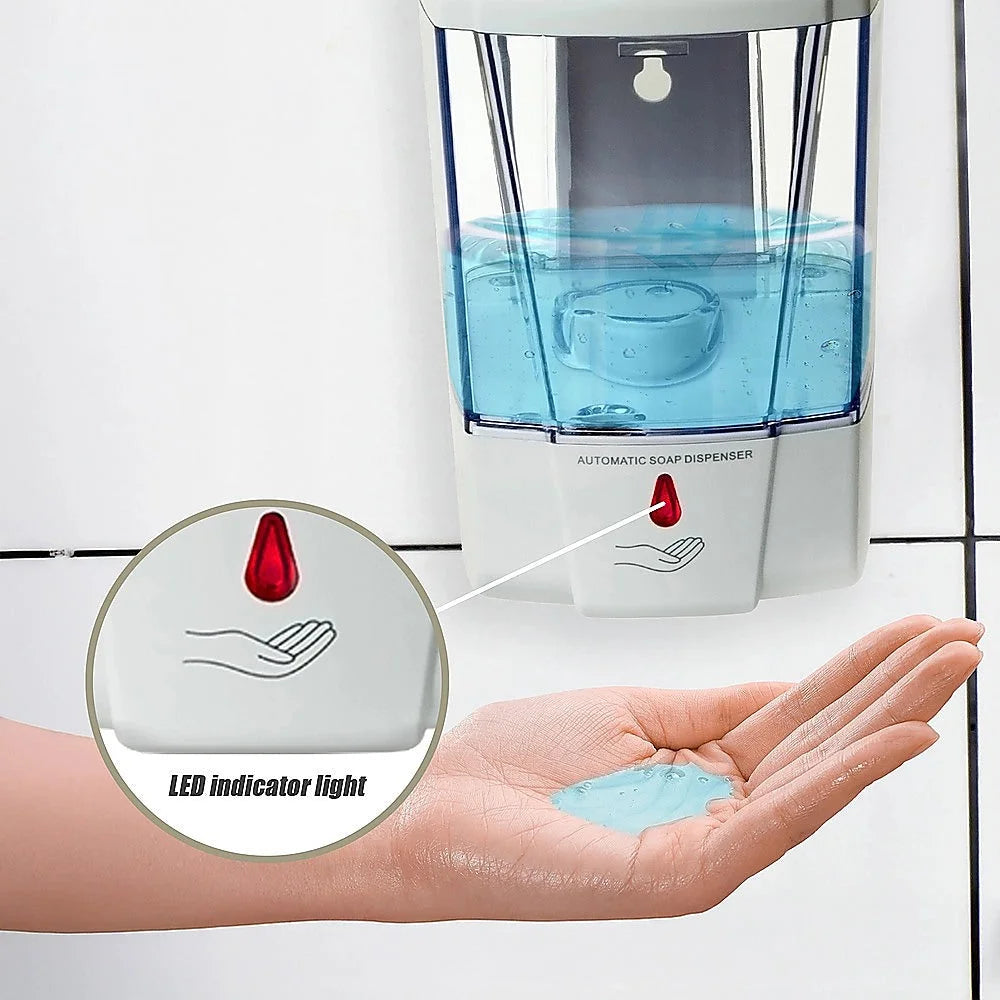 Soap Alcohol Sanitizer Dispenser Automatic 700ML Hands-Free