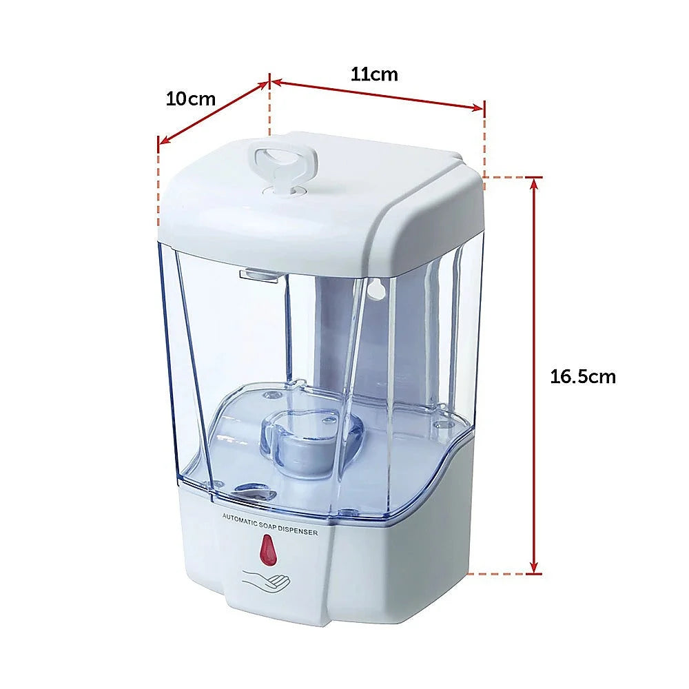 Soap Alcohol Sanitizer Dispenser Automatic 700ML Hands-Free