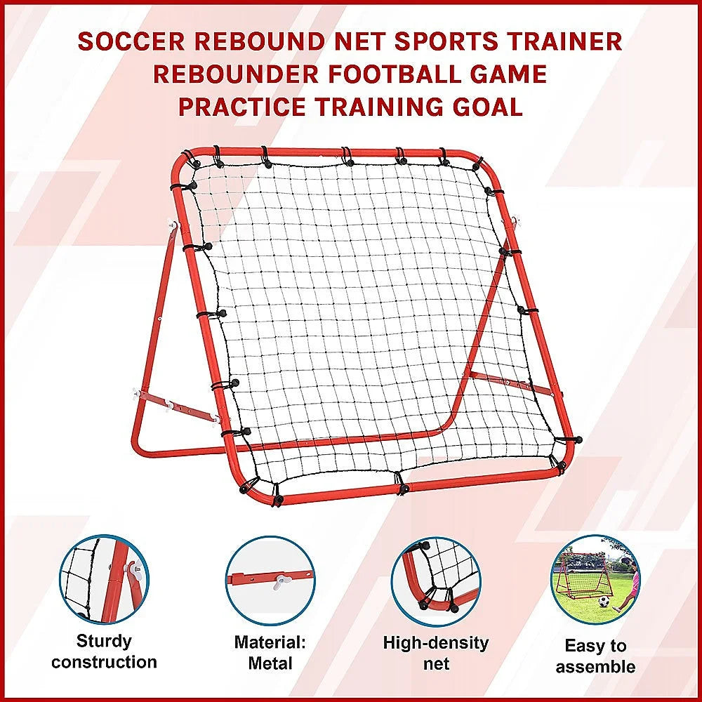 Soccer Rebound Net Sports Trainer Rebounder Football Game