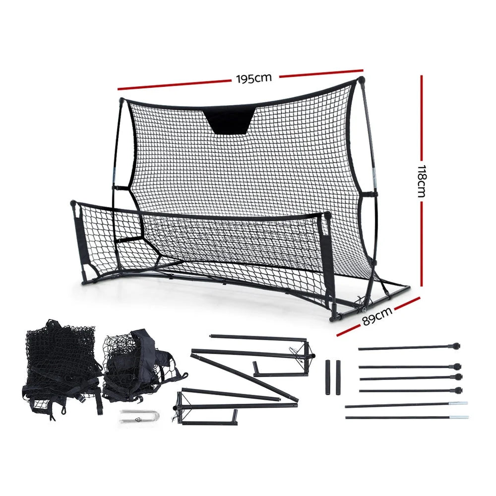 Soccer Rebounder Net Portable Volley Training Football Goal