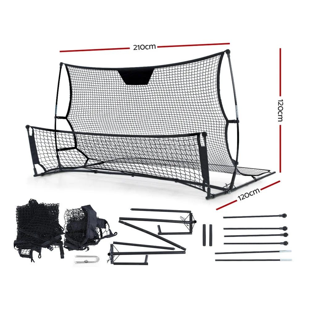 Soccer Rebounder Net Portable Volley Training Football Goal