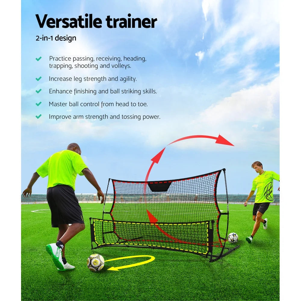 Soccer Rebounder Net Portable Volley Training Football Goal