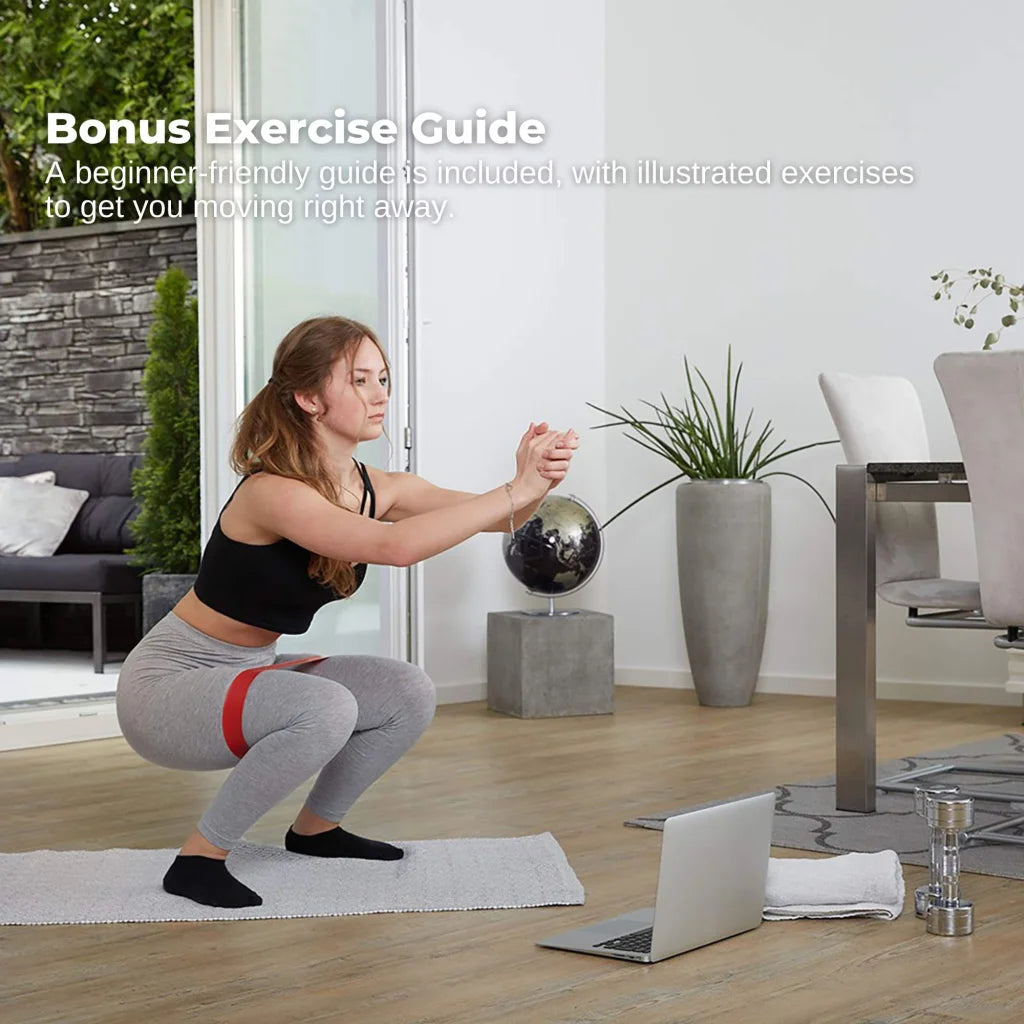 Social Hike Resistance Bands 5-Pack – Anti-Slip Latex