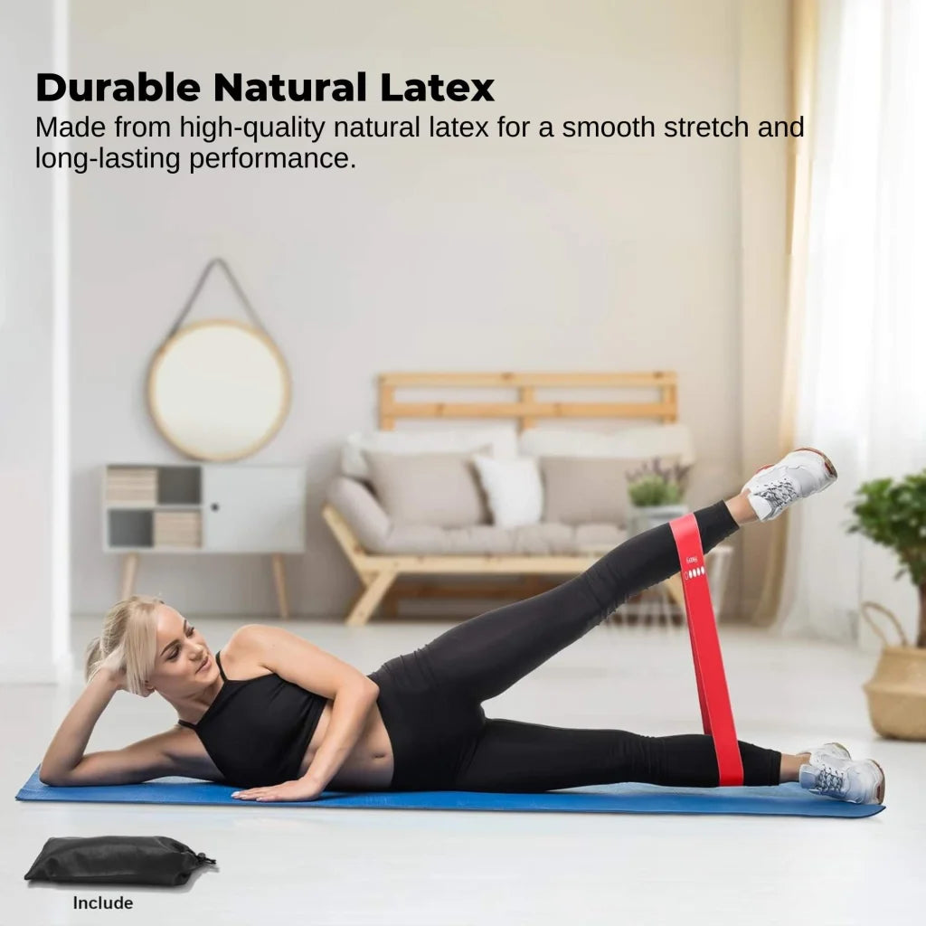 Social Hike Resistance Bands 5-Pack – Anti-Slip Latex