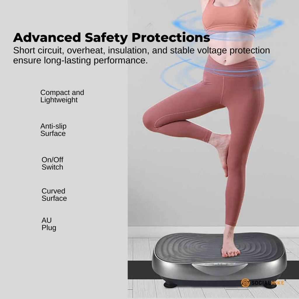 Social Hike Vibration Plate Machine - Vibrating Exercise