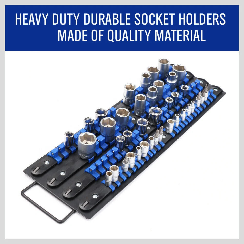 Socket Storage Rail Organizer 80 Mixed Ball Locking Holder