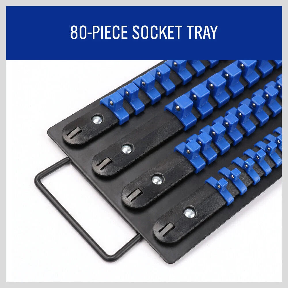 Socket Storage Rail Organizer 80 Mixed Ball Locking Holder