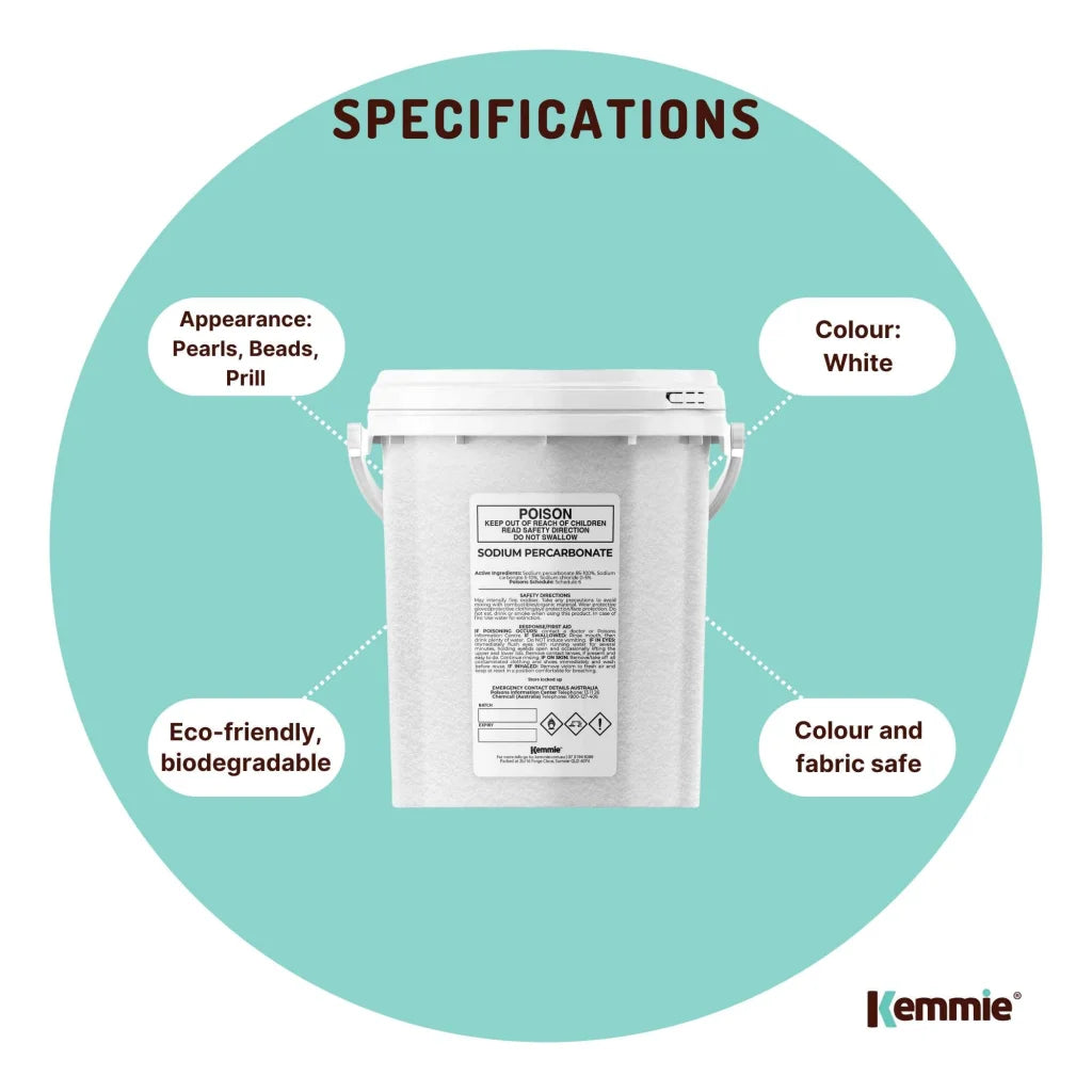 Sodium Percarbonate Tub 1.3Kg - Eco Laundry Cleaner Brew