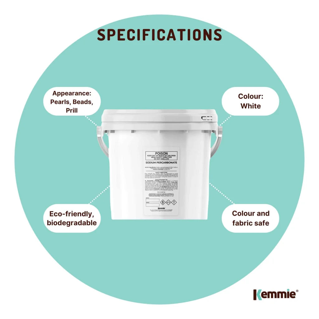 Sodium Percarbonate Tub 5Kg - Eco Laundry Cleaner Brew