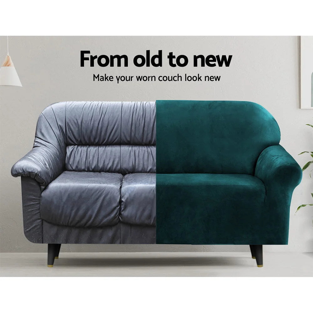 Sofa Cover Couch Covers 3 Seater Velvet Agate