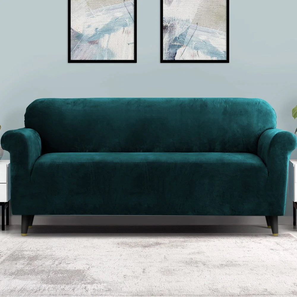 Sofa cover couch with tabletop context and item shape