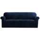 Sofa Cover Couch Covers 4 Seater Velvet sapphire 318