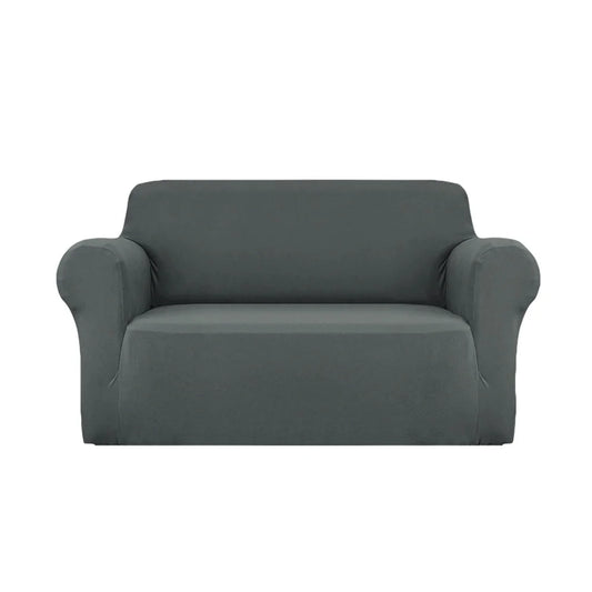 Sofa Cover Elastic Stretchable Couch Covers 2-Seater - Grey