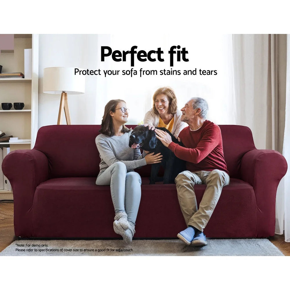 Sofa cover elastic with stretchable couch covers