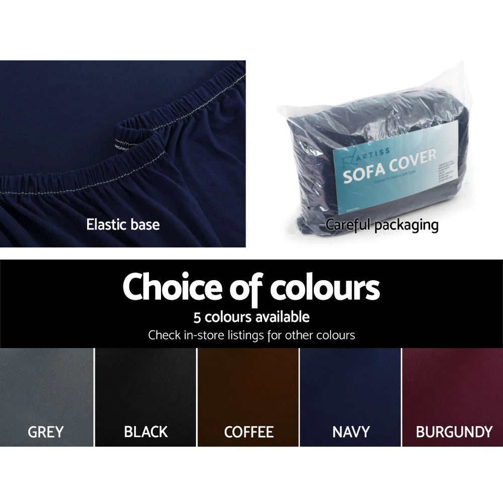 Sofa cover elastic with boxed accessories and matching pieces