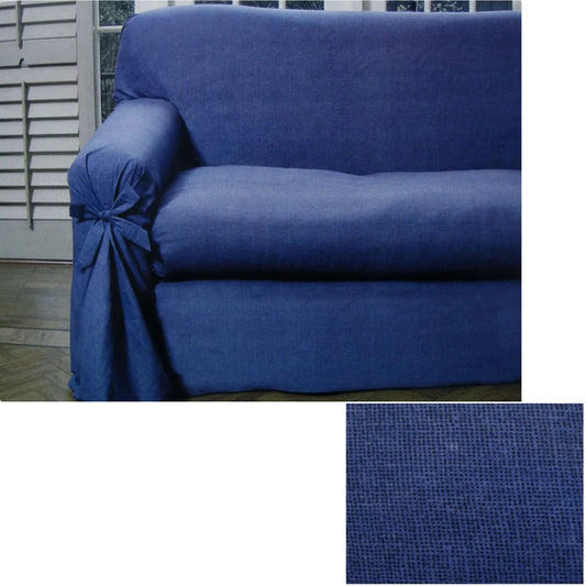 Sofa Cover Navy Blue Dots 1 to 2 Seater 230 X 360cm