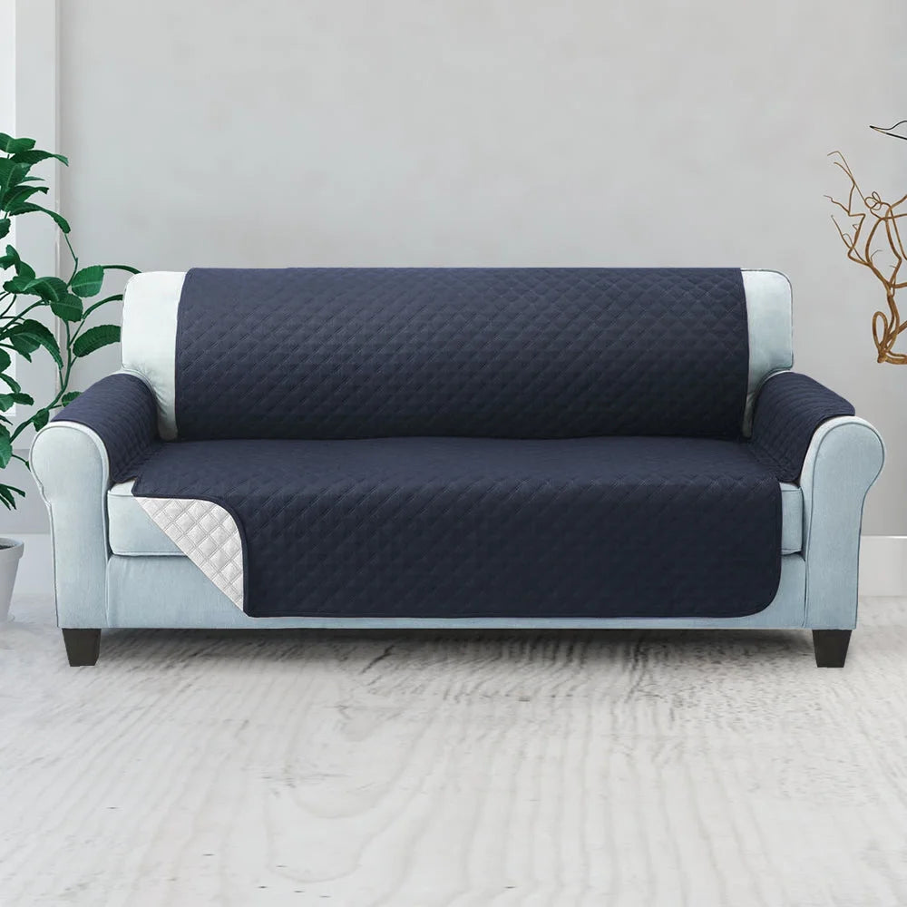 Sofa Cover Quilted Couch Covers Lounge Protector Slipcovers 3