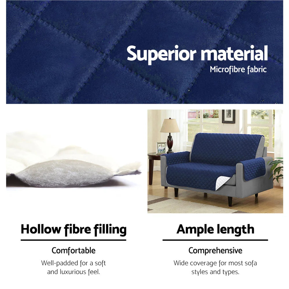 Sofa cover quilted with couch covers lounge protector slipcovers
