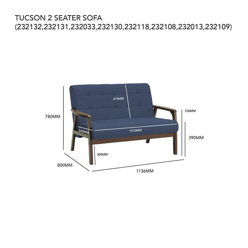 Sofa Tucson 2 Seater - Furniture
