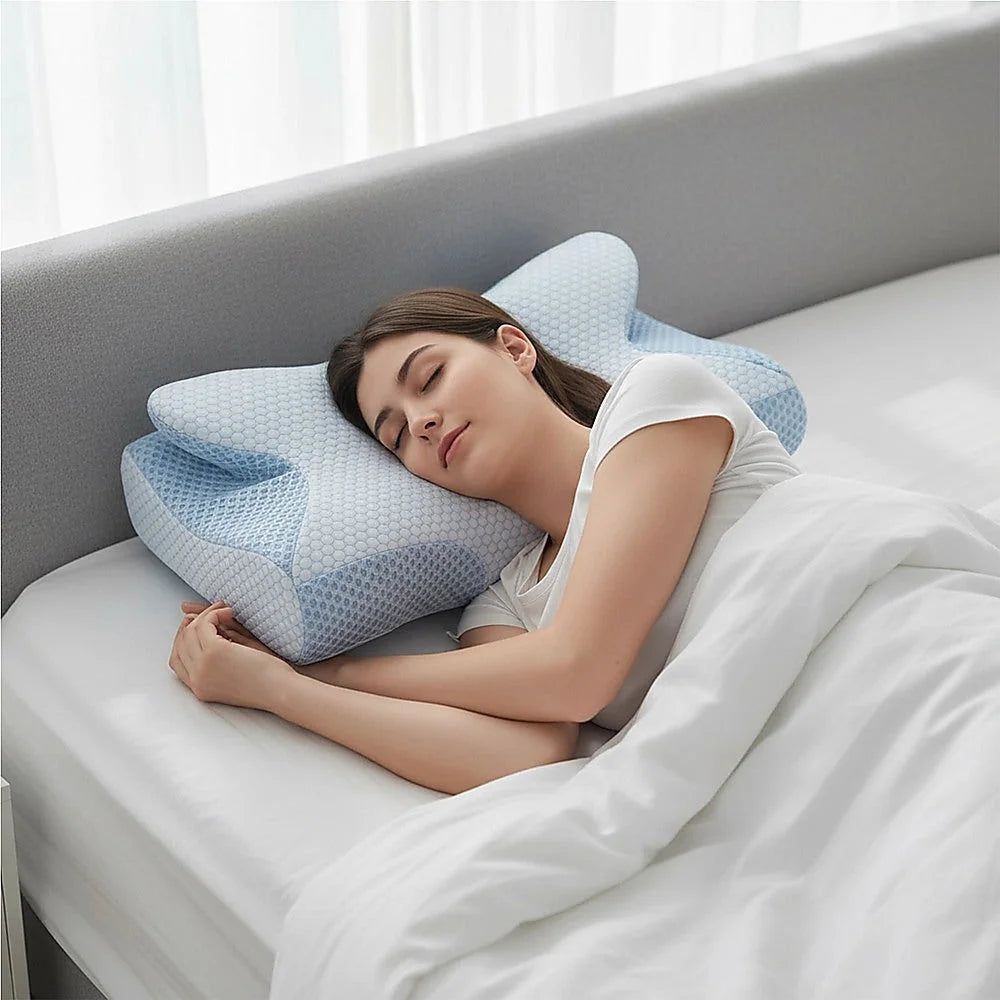 Soft Cervical Pillow for Neck Pain Relief Memory Foam
