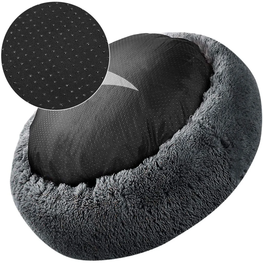 Soft Dog Bed Round Washable Plush Pet Kennel Cat Bed Mat