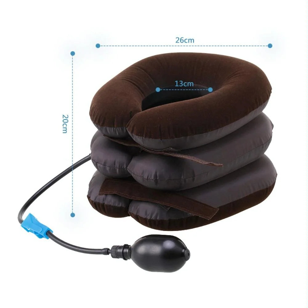 Soft Inflatable Neck Traction Device For Pain Relief Coffee