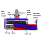 Soft Roller Head for Dyson V6-v11 Motor Bearing Vacuum
