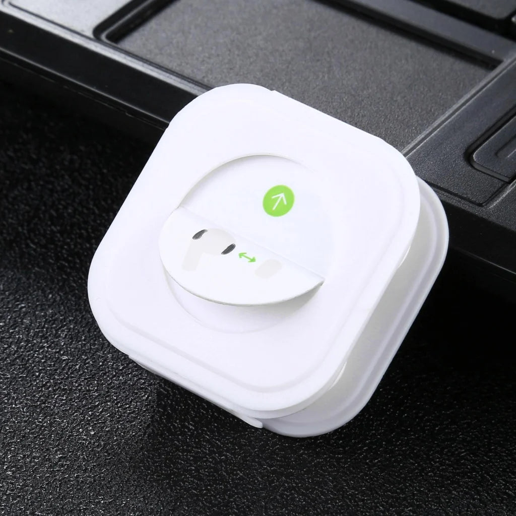 Soft Silicone Ear Caps For Airpods - 2 Pairs With Net-1915198116244623364