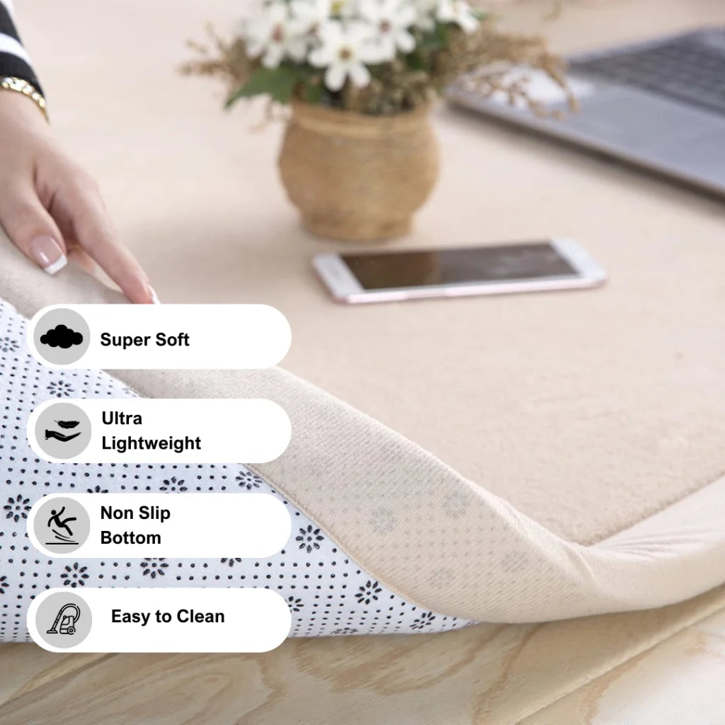Soft Touch Ultra Plush Memory Foam Tatami Ivory