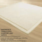 Soft Touch Ultra Plush Memory Foam Tatami Ivory Mat