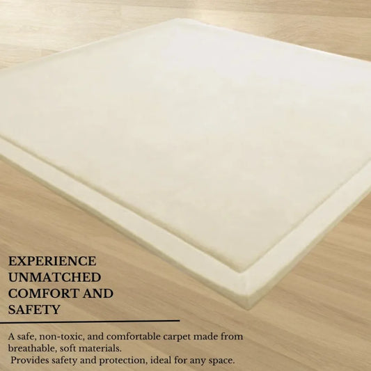 Soft Touch Ultra Plush Memory Foam Tatami Ivory Mat