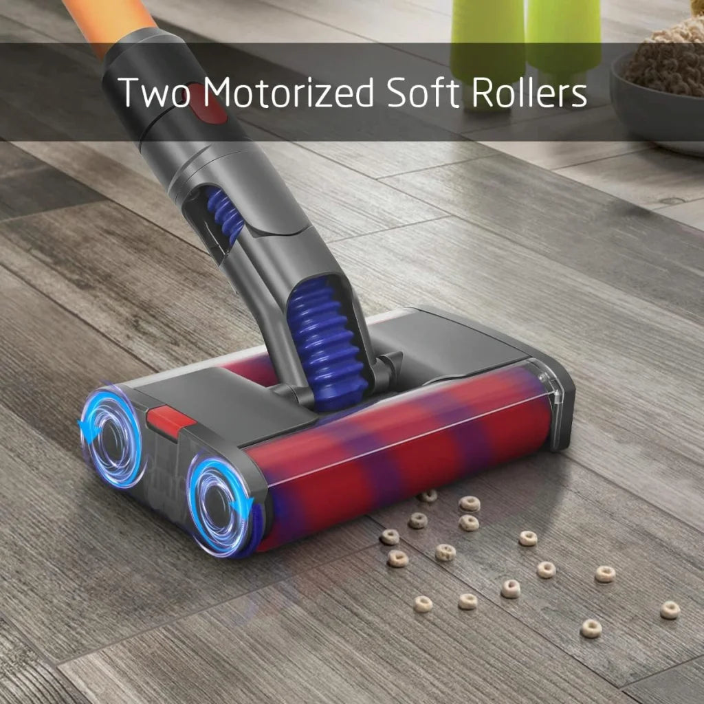 Soft Velvet Double Roller Floor Brush for Dyson Vacuum