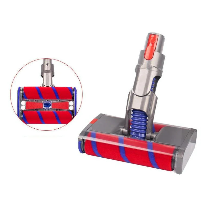 Soft Velvet Double Roller Floor Brush for Dyson Vacuum