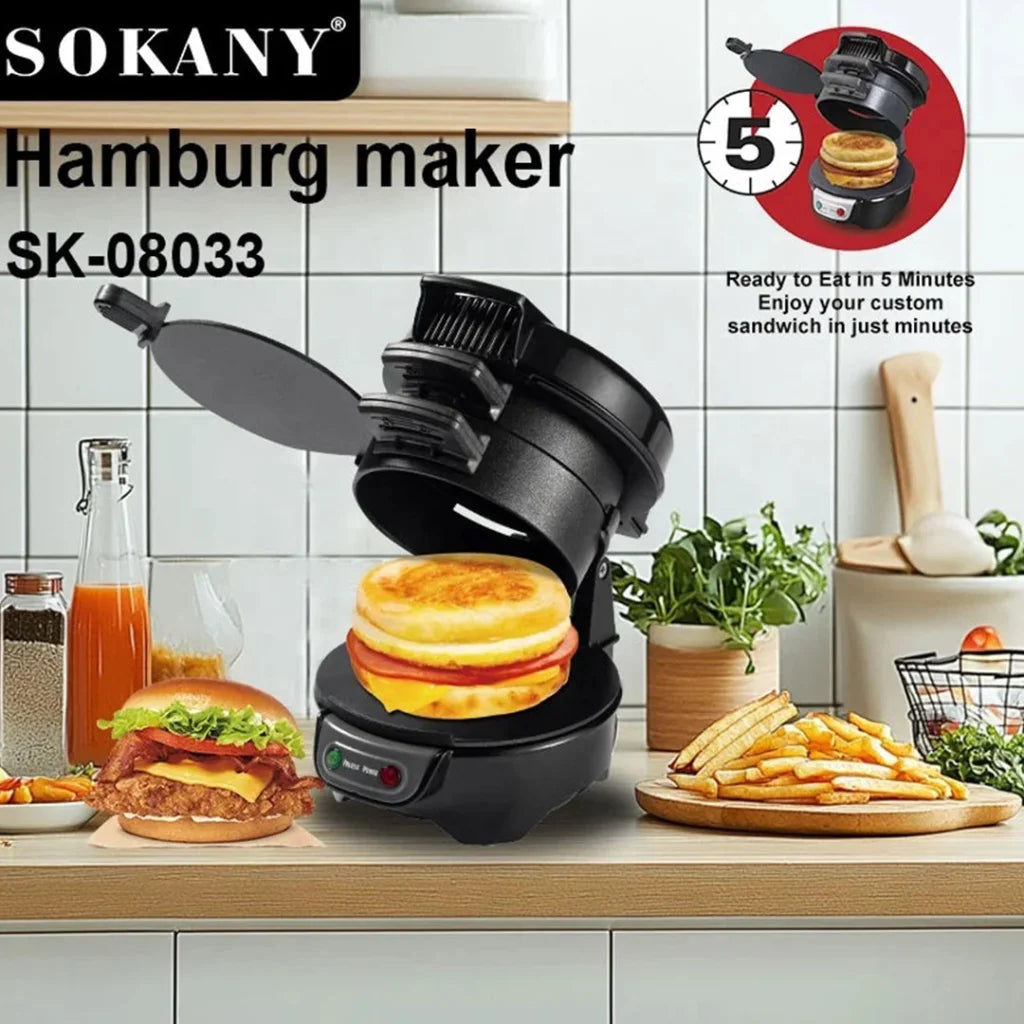Sokany Burger Maker non stick easy fast cooking appliances