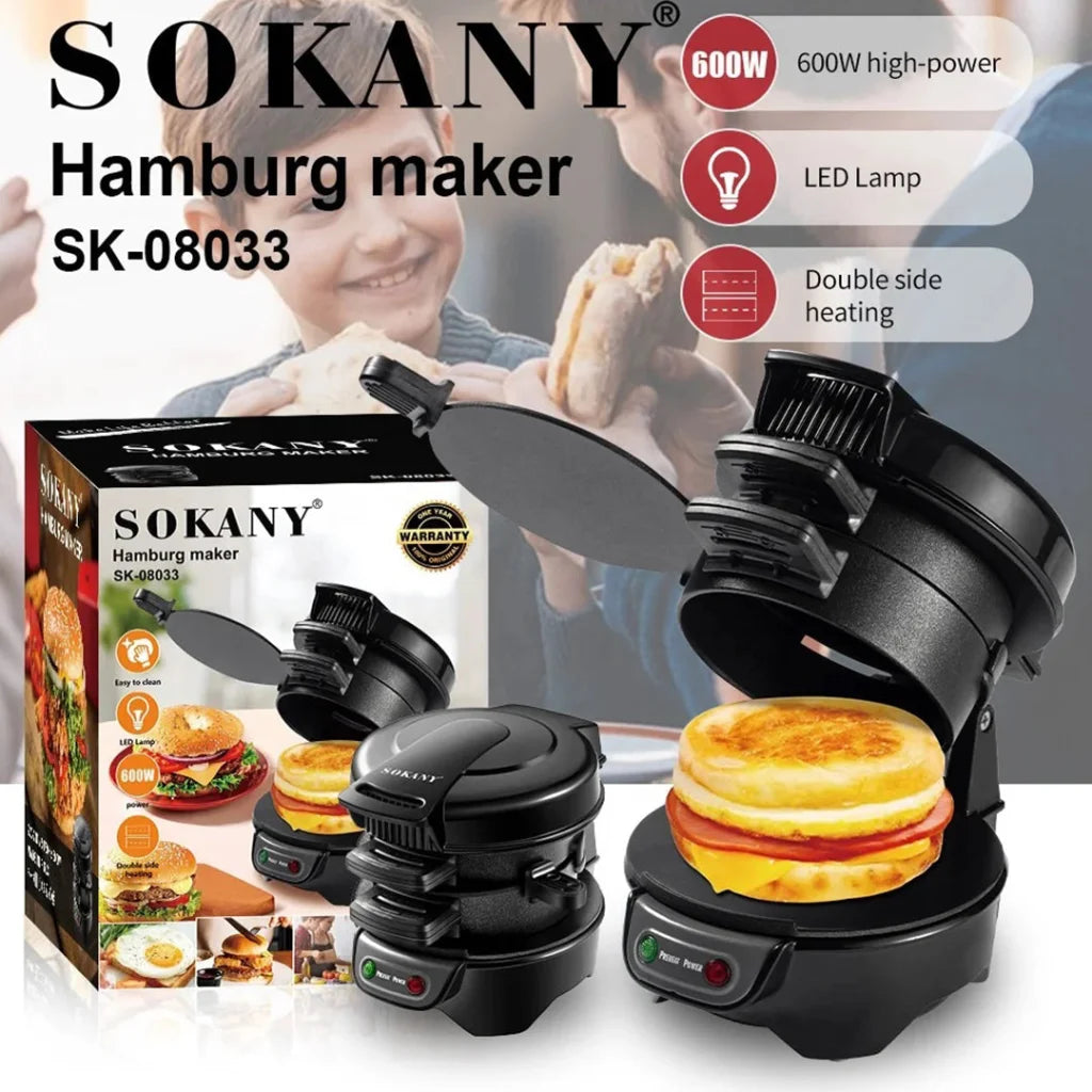Sokany Burger Maker Non Stick Easy and Fast