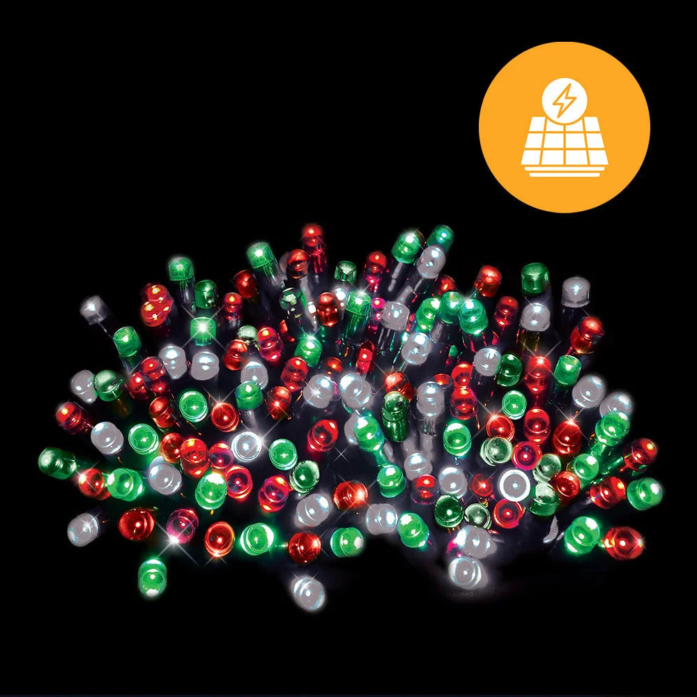 Solar 240 LED Fairy Lights – 11.9m available in 4 Colors