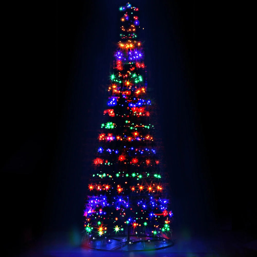 Solar Christmas Tree 3.6M 400 LED Xmas Tree Decor with 8