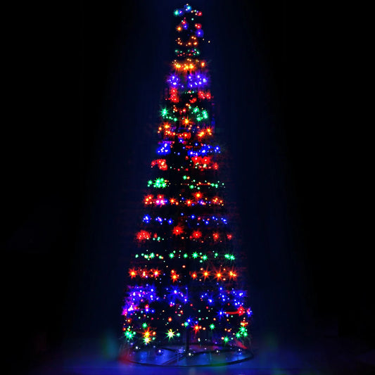 Solar Christmas Tree 3.6M 400 LED Xmas Tree Decor with 8