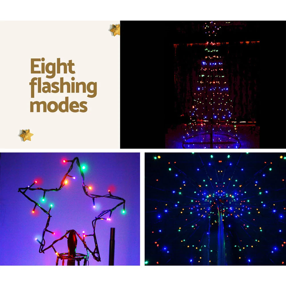 Solar Christmas Tree 3.6M 400 LED Xmas Tree Decor with 8