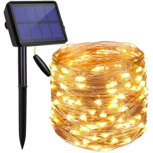 Solar Fairy Lights 200 Waterproof LED Outdoor with 8