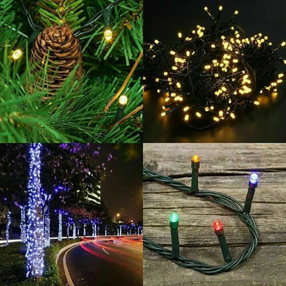 Solar Fairy String Led Lights 12M-32M Outdoor Garden
