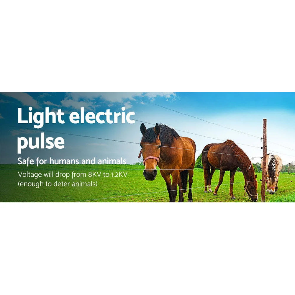Solar Fence Charger Energiser 3km - Farm Supplies