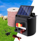 Solar Fence Energiser 5 Km With 500 M Tape And 25 Insulators Farm Supplies