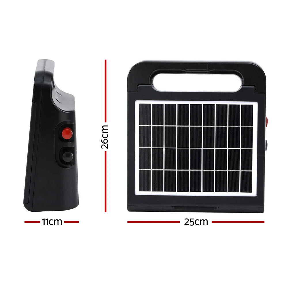 Solar Fence Energiser 5km Farm 0.3J - Home & Garden