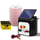 2000m solar fence energiser with colour matched pieces and support fittings
