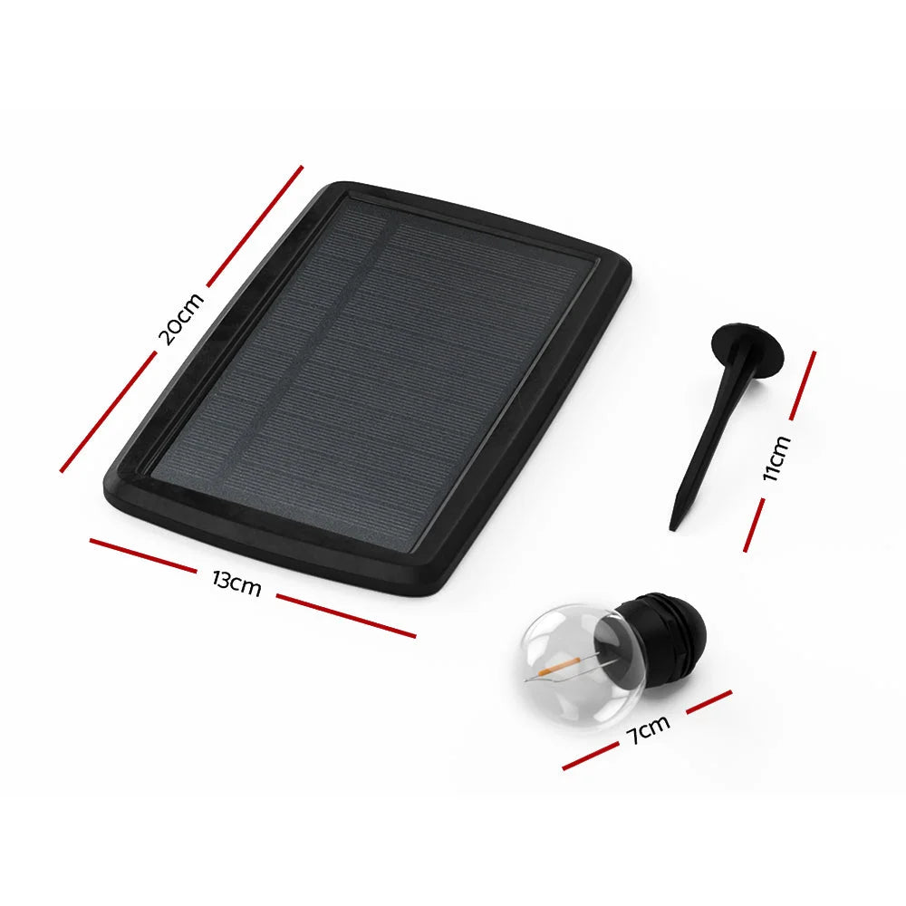 Solar Festoon Lights 17M Outdoor LED String Light for Xmas