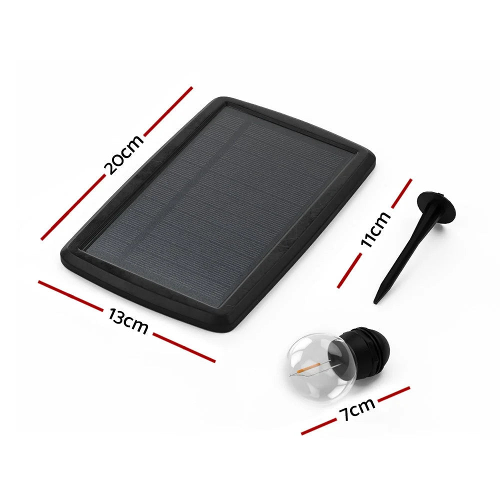 Solar Festoon Lights 23m LED String Light Xmas Wedding